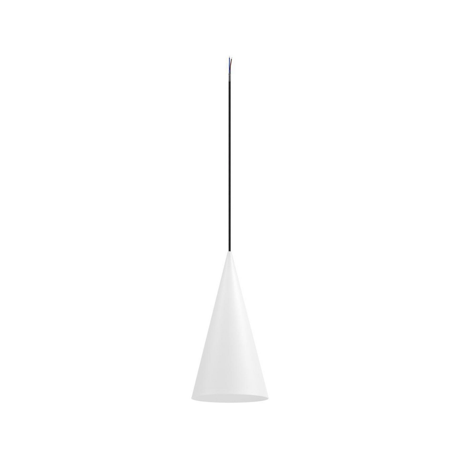 SLV Lampada a sospensione Magico, Ø 21 cm, bianco opaco, metallo