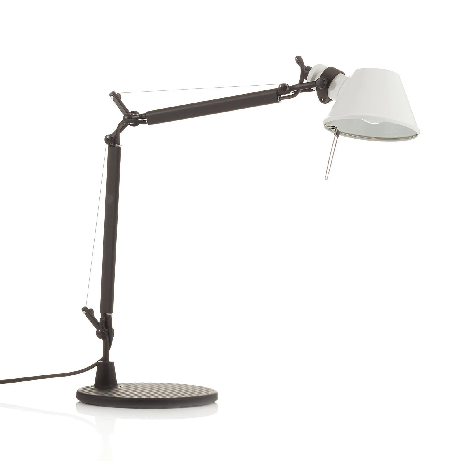 Stolik Artemide Tolomeo Micro Bicolour czarny/biały
