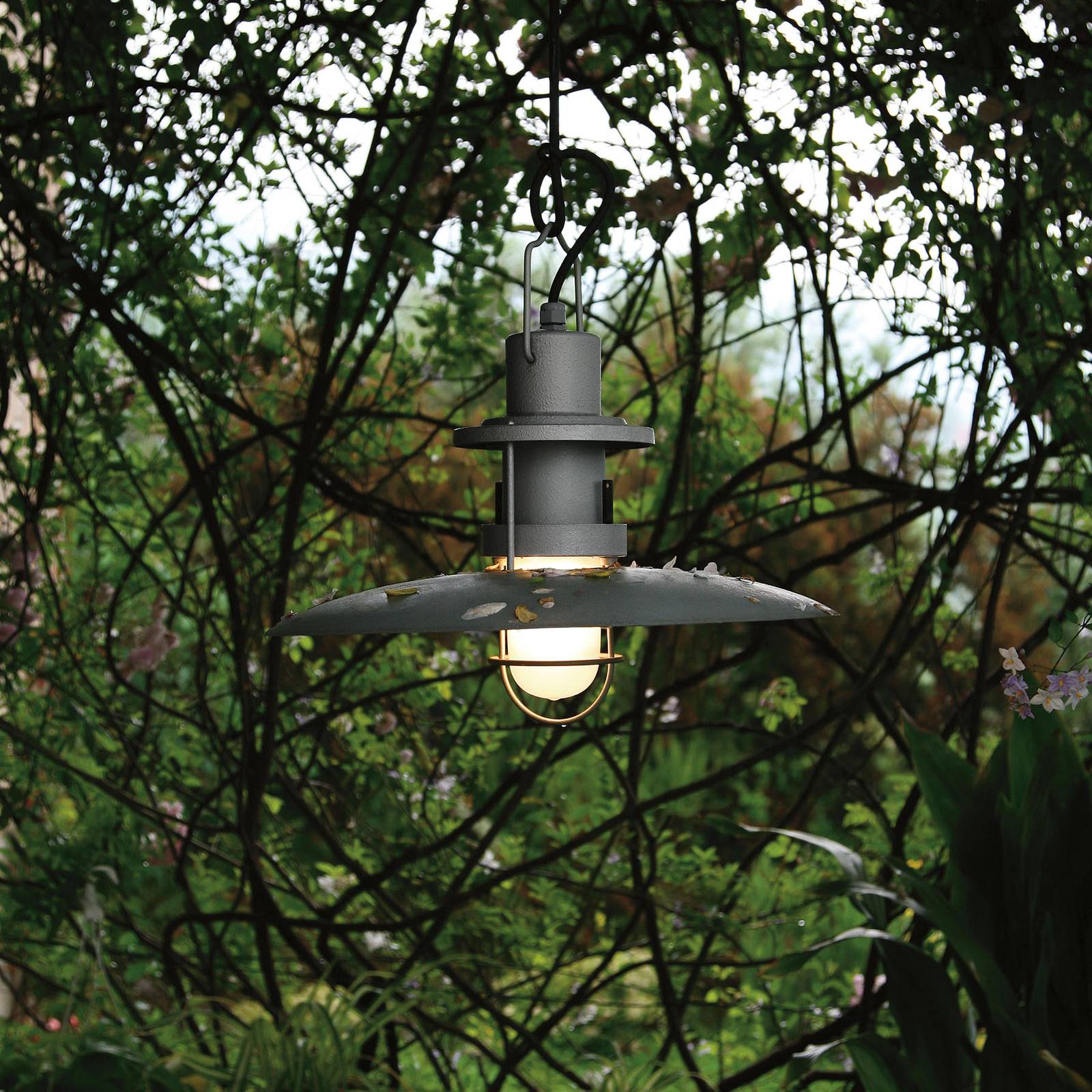 Martinelli Luce Polo lampa wisząca Ø48cm antracyt