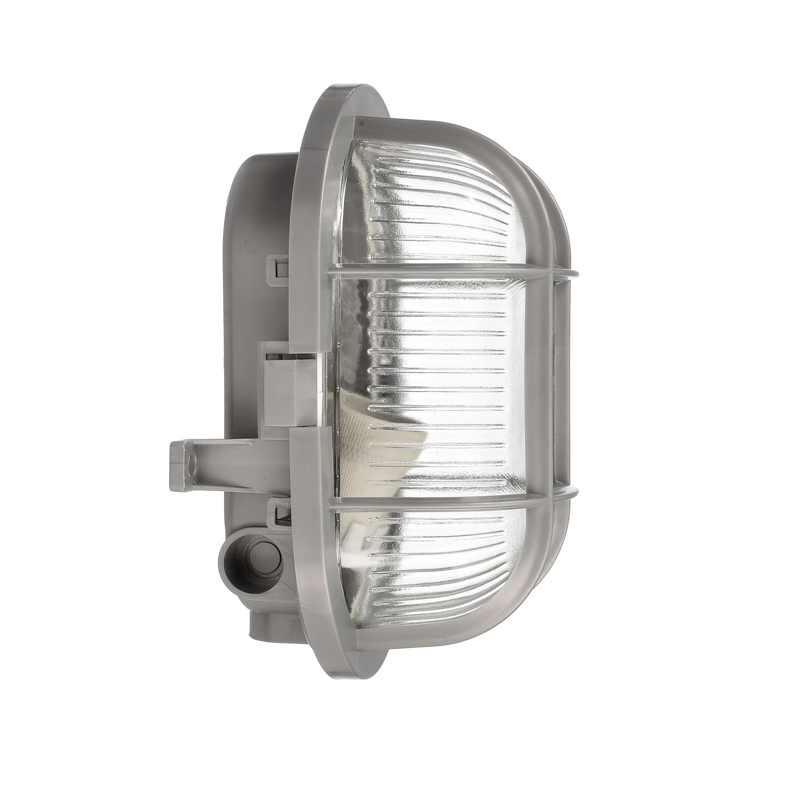 Moisture-proof lamp Sotano Retro grey 19 x 12 cm IP44 plastic