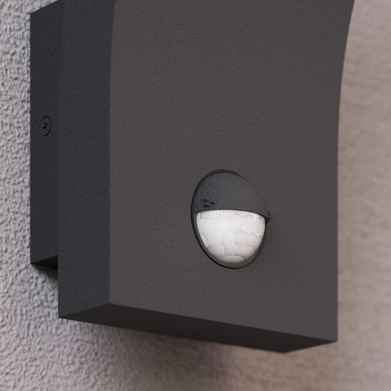 Timm Outdoor Wall Lamp IP54 w/Sensor Graphite - Lucande