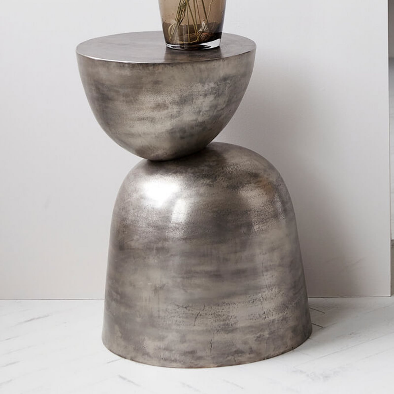 Tavolino HDHeena, metallo patinato 55 cm - House Doctor