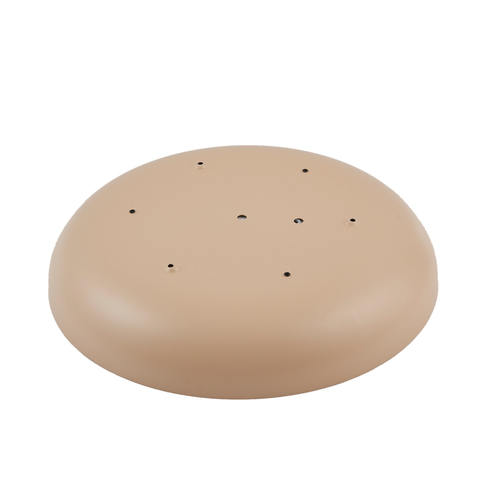 Lindby Plafonnier LED Florie, beige, PC, Ø 40 cm