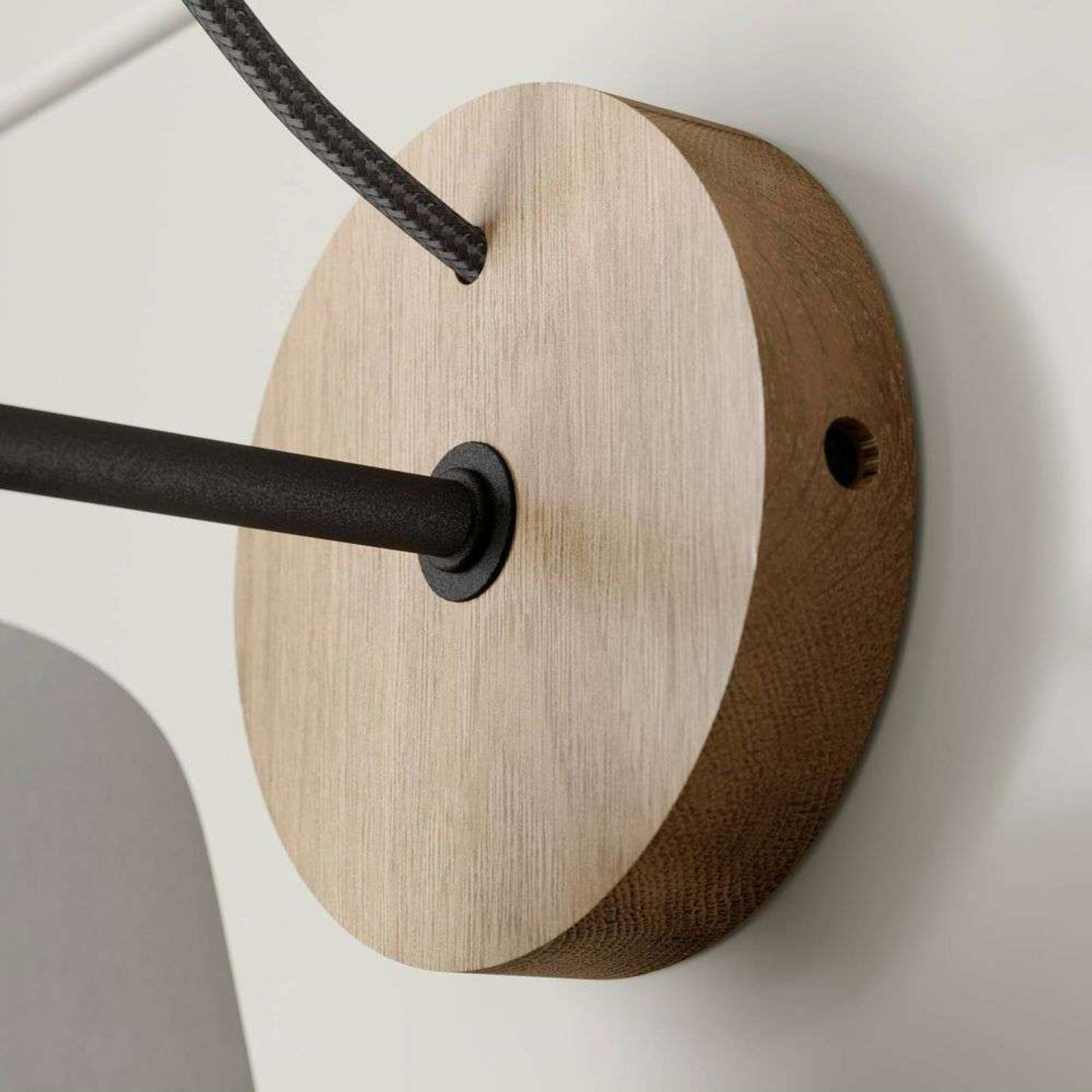 Kalinda Wall Lamp Grey/Oak - Lucande