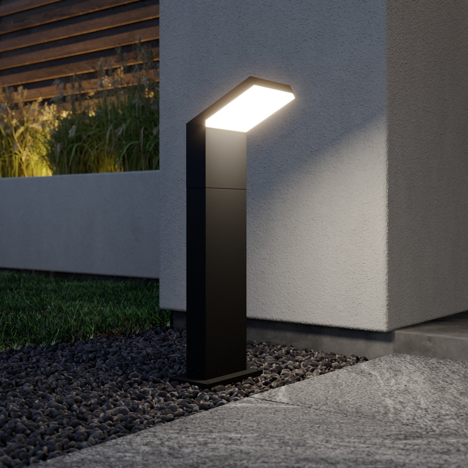 Yolena Outdoor Garden Lamp H60 Dark Grey/White - Arcchio