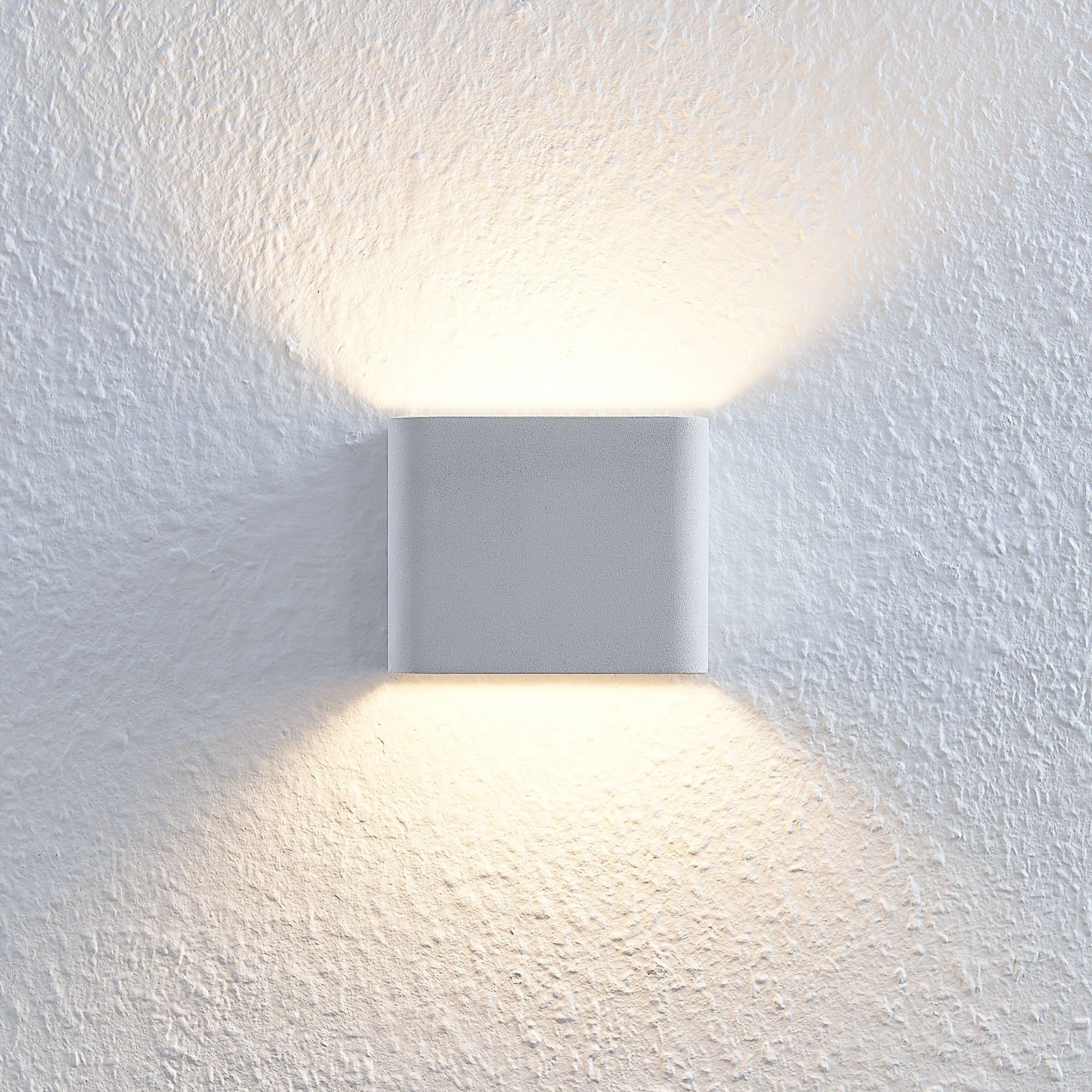 LED-Wandleuchte Lonisa, weiß, 10 cm