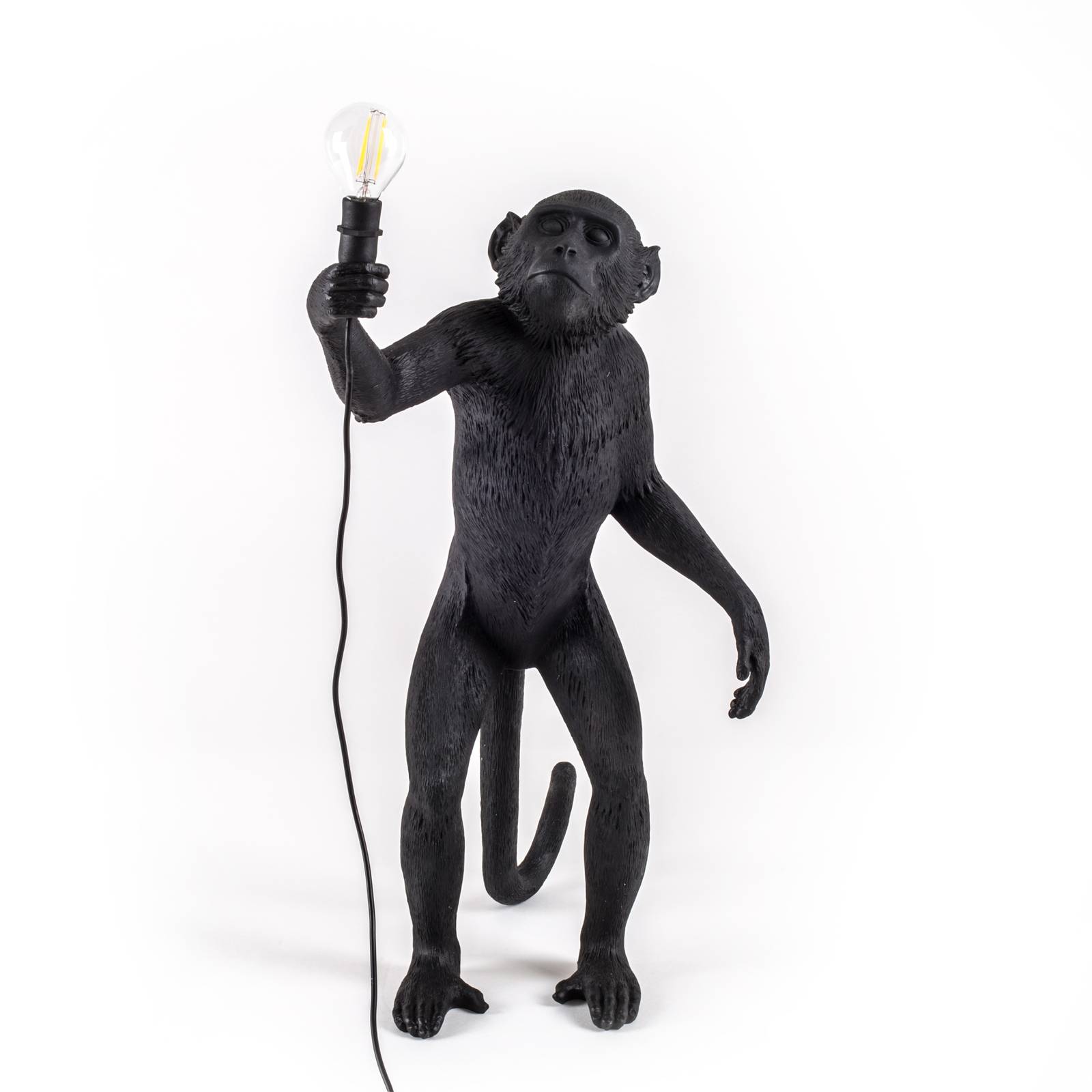 Lampa tarasowa LED Monkey Lamp stojąca czarna