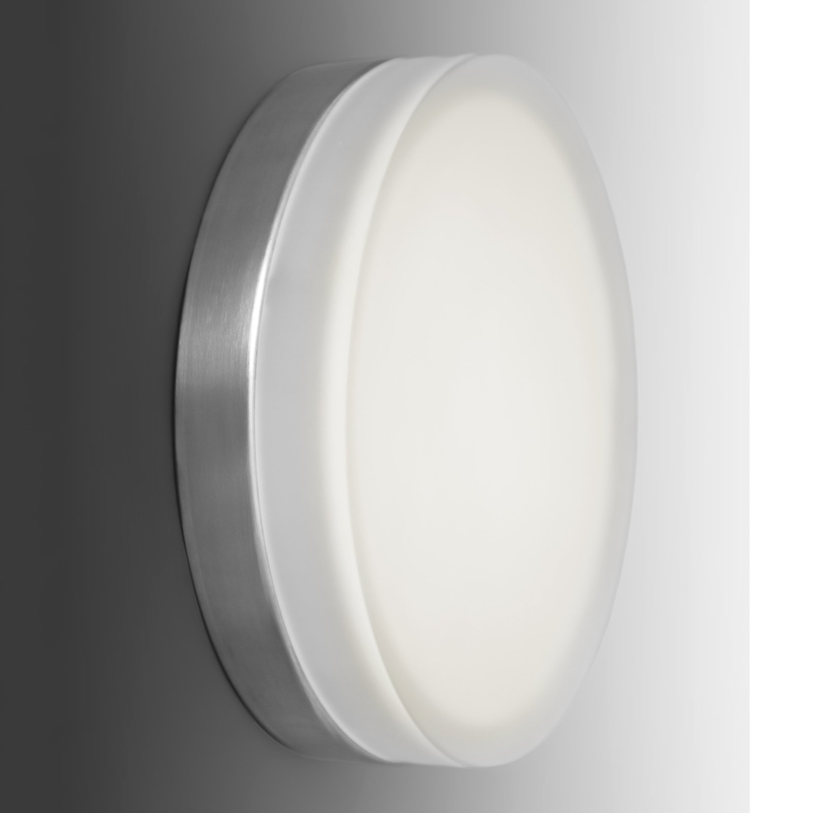 Applique LED Briq 01 simple, ronde, 3 000 K