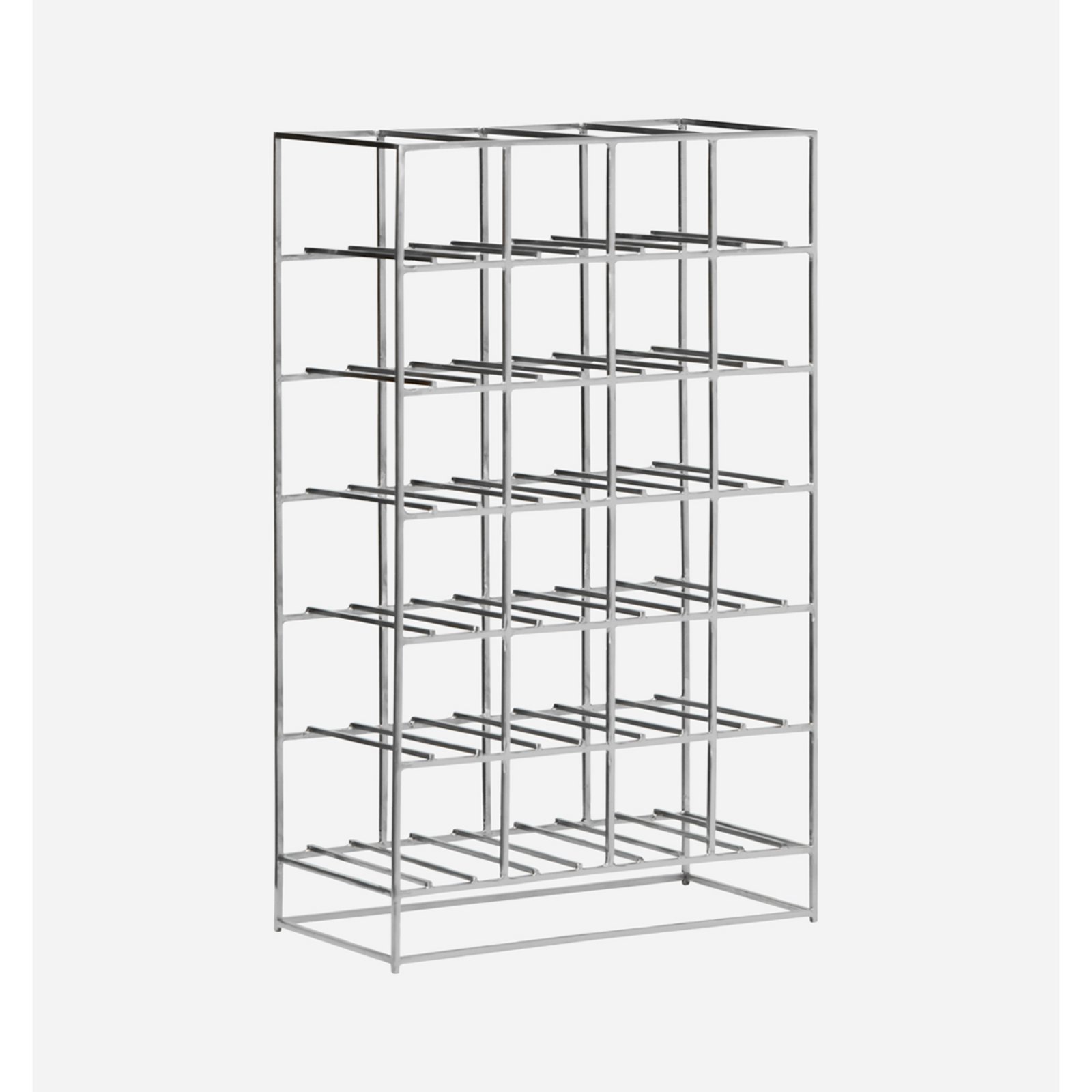 HD24 Wine rack, silver, 41x67x20 cm, metal - House Doctor