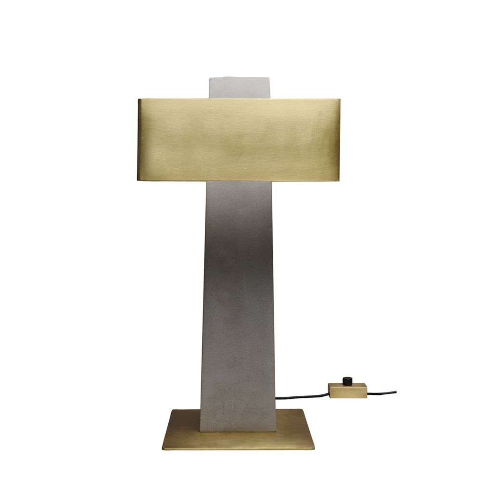 Iota Stolní Lampa Concrete/Brass - DCW