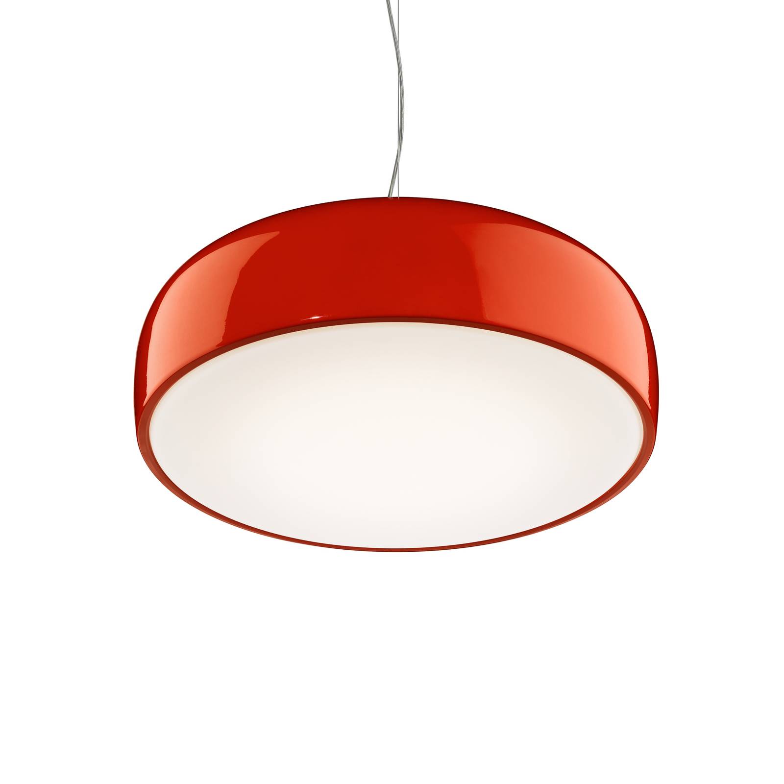 Lampa wisząca FLOS Smithfield S w kolorze czerwonym