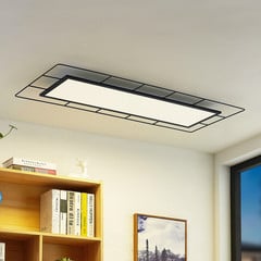 Lindby Khai plafón LED stepdim, 120 x 50 cm