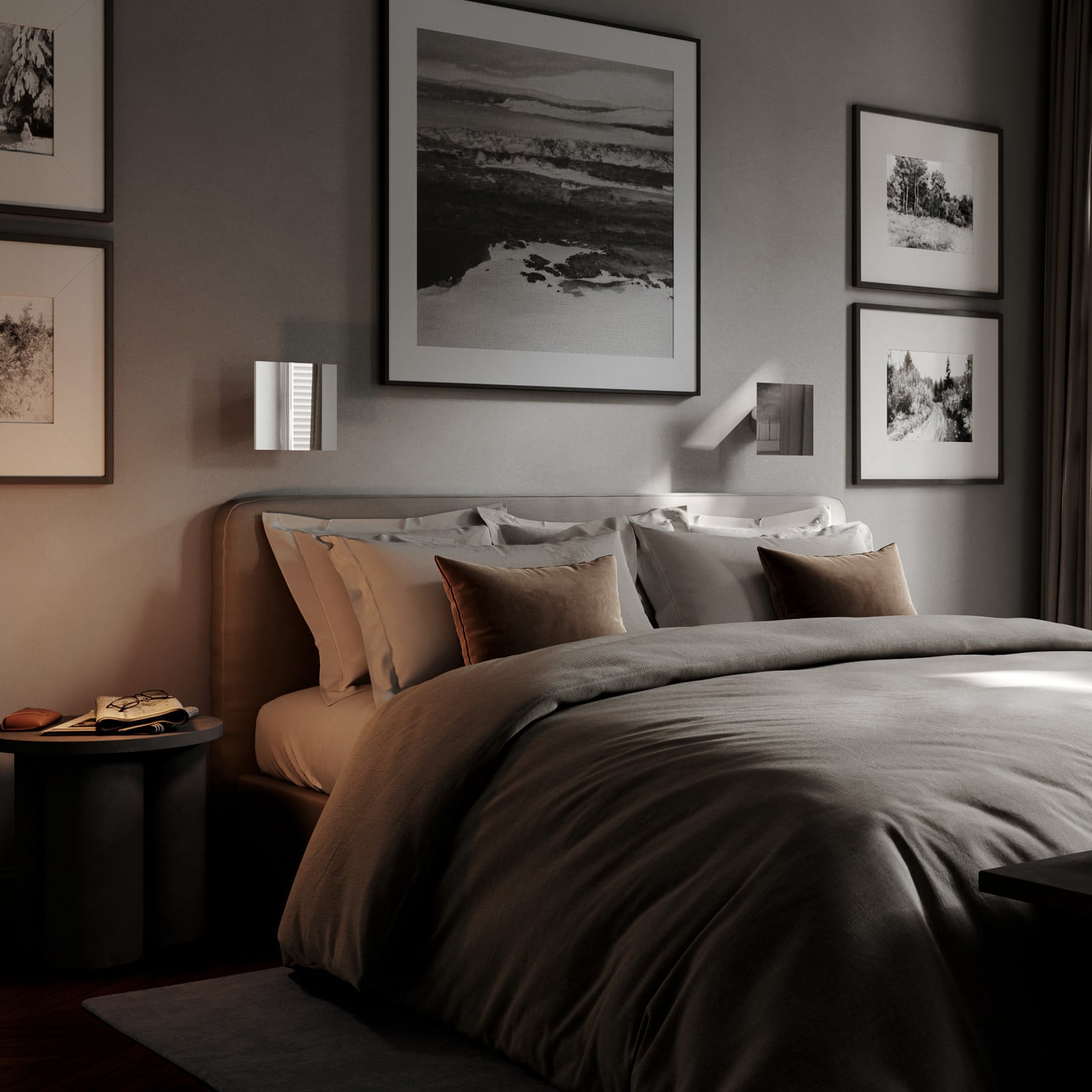 Chameleon LED-Wandlampe, chrom, 9 cm 101 COPENHAGEN - Wohnzimmer - Design - Aluminium - Einflammig
