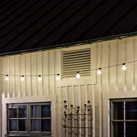 Lichterkette Biergarten 10fl Birne klar warmweiß