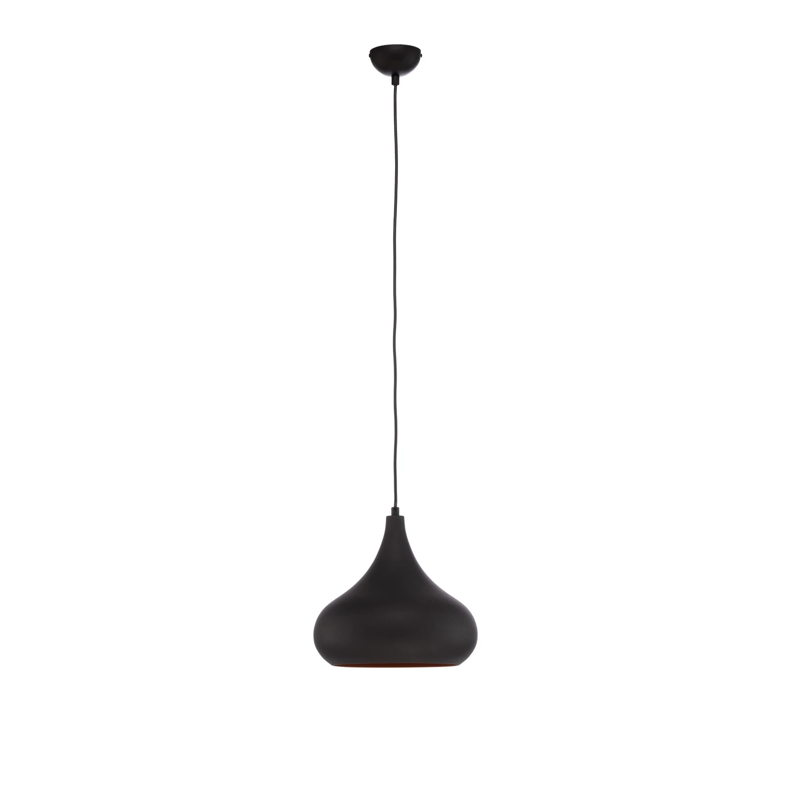 Saglam 3774 lampa wisząca 1-punktowa Ø30cm czarny/złoty