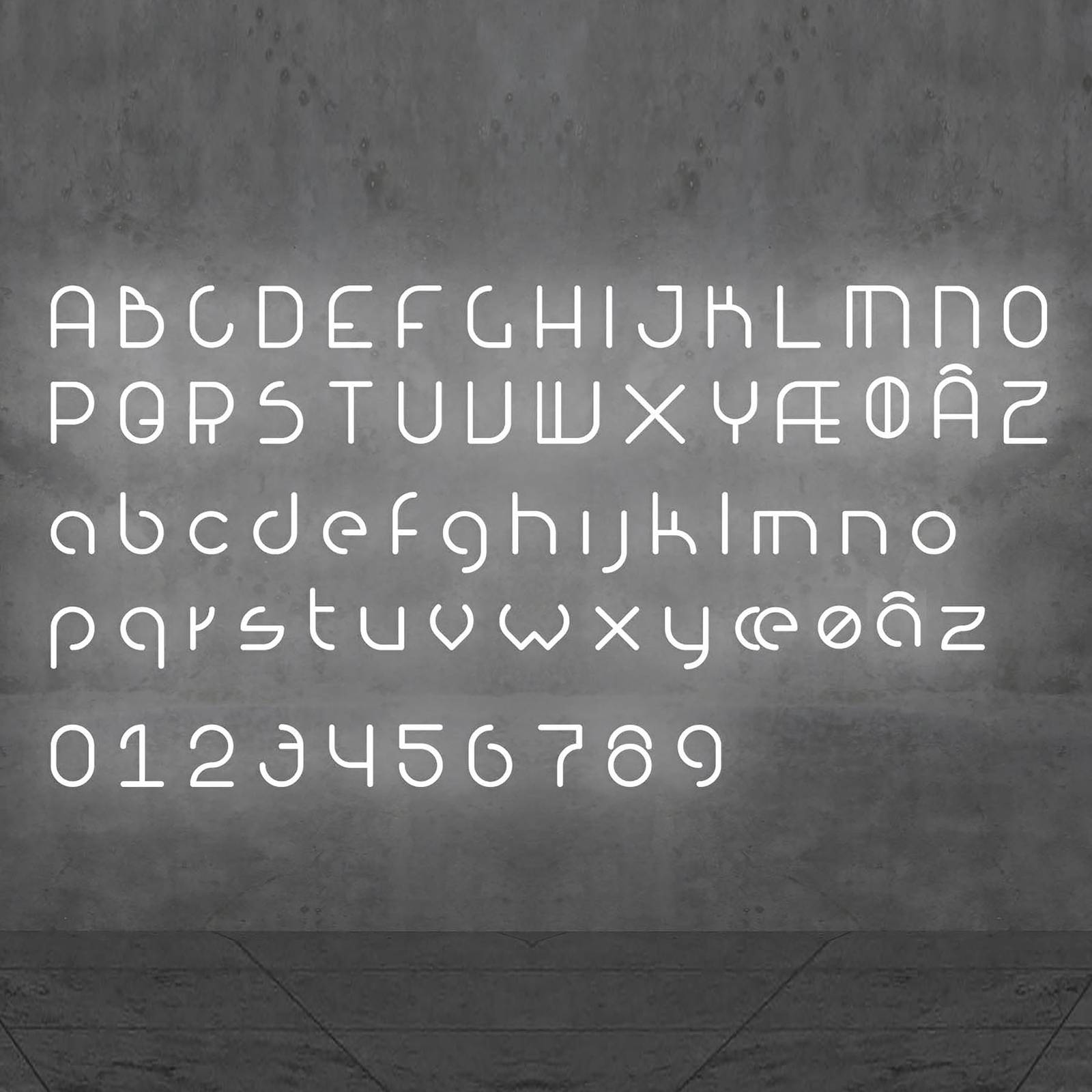 Artemide Alphabet of Light applique minuscule j