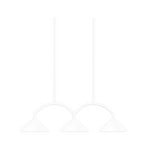 Globen Lighting Hängelampe CURVE 3, weiß, 3-flg., 95 cm