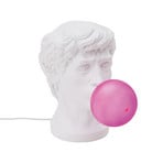 SELETTI Wonder Times LED-Deko-Tischlampe weiß/pink