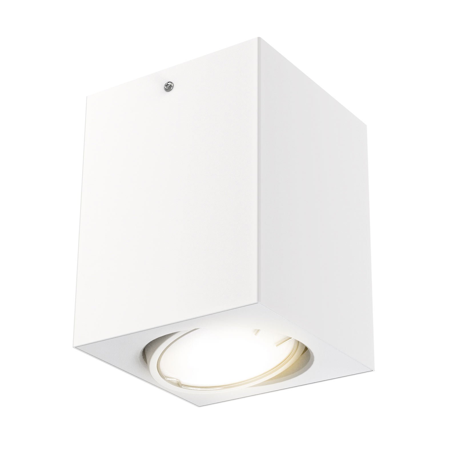 Brilonger 7120 LED downlight with GU10 bulb, white, for Living / Dining Room, metal, GU10, 5 W, energy efficiency: A+, L: 8 cm, W: 8 cm, H: 10.5 cm