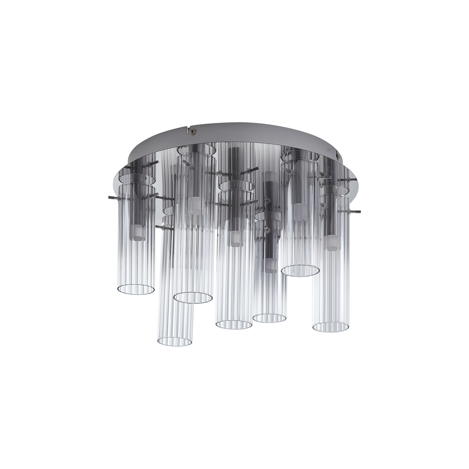 Korvitha 7 LED Plafoniera Smoke/Silver - Lucande