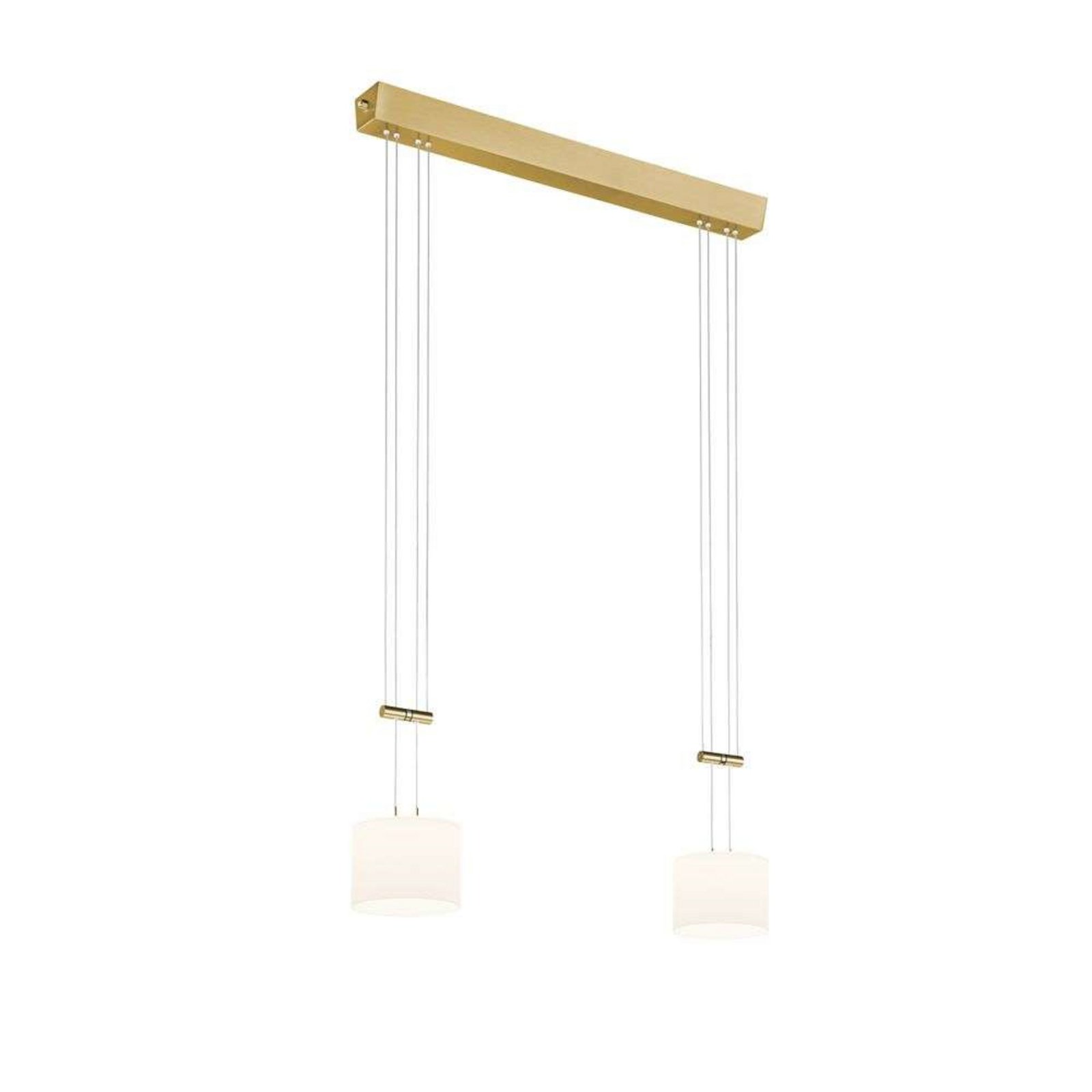 Grazia Double Taklampa Brass - Bankamp