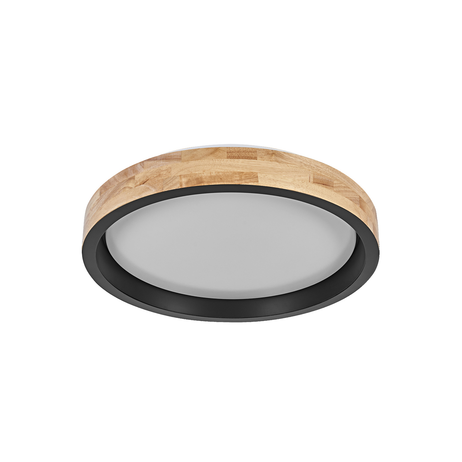 Φωτιστικό οροφής LED OSRAM ORBIS MARIANO ξύλο/μαύρο Ø 41 cm με ρυθμιστή έντασης