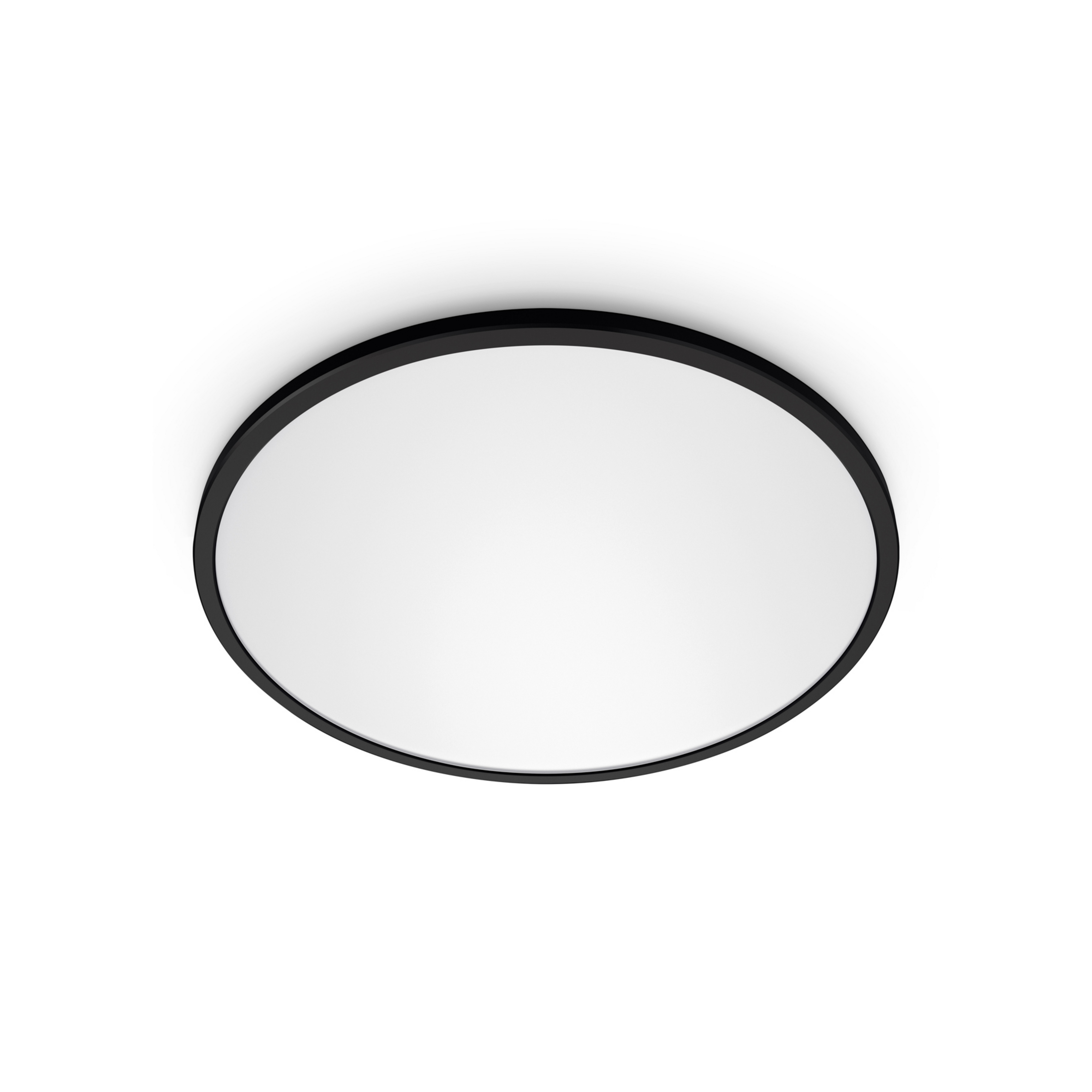 WiZ SuperSlim LED осветление за таван CCT Ø55cm черно