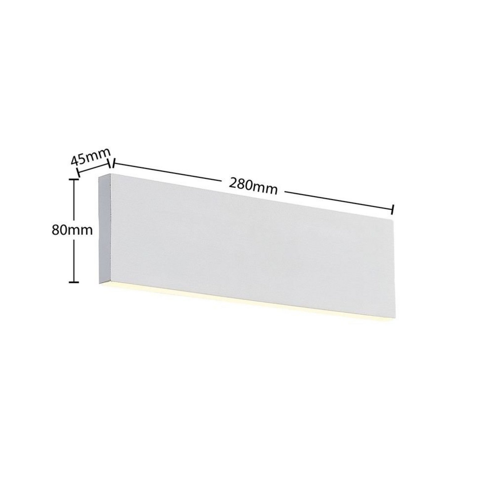 Ignazia LED Aplică de Perete L28 White - Lindby