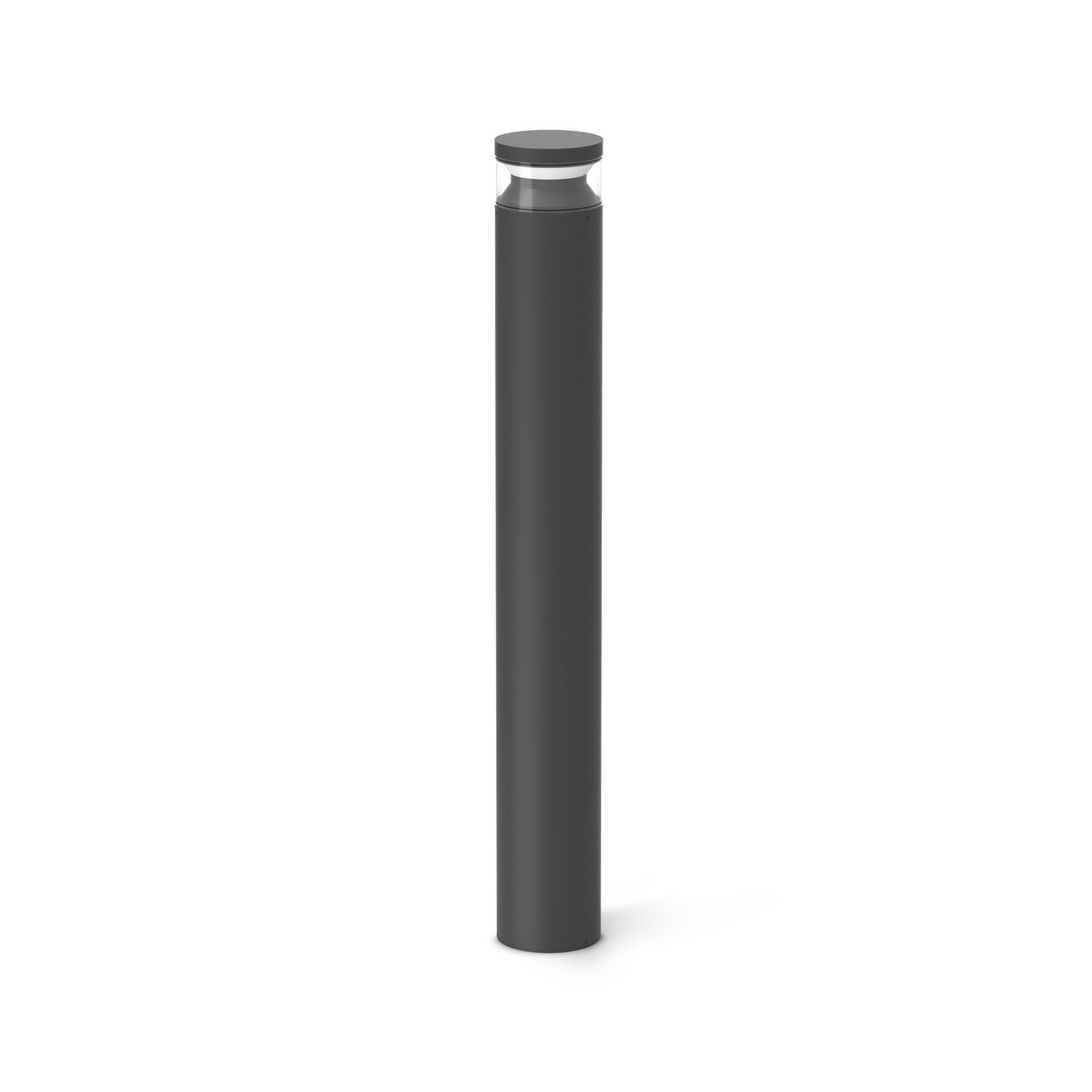 Candeeiro de caminho LED Ideal Lux Boeing, altura 100 cm, preto, IP65