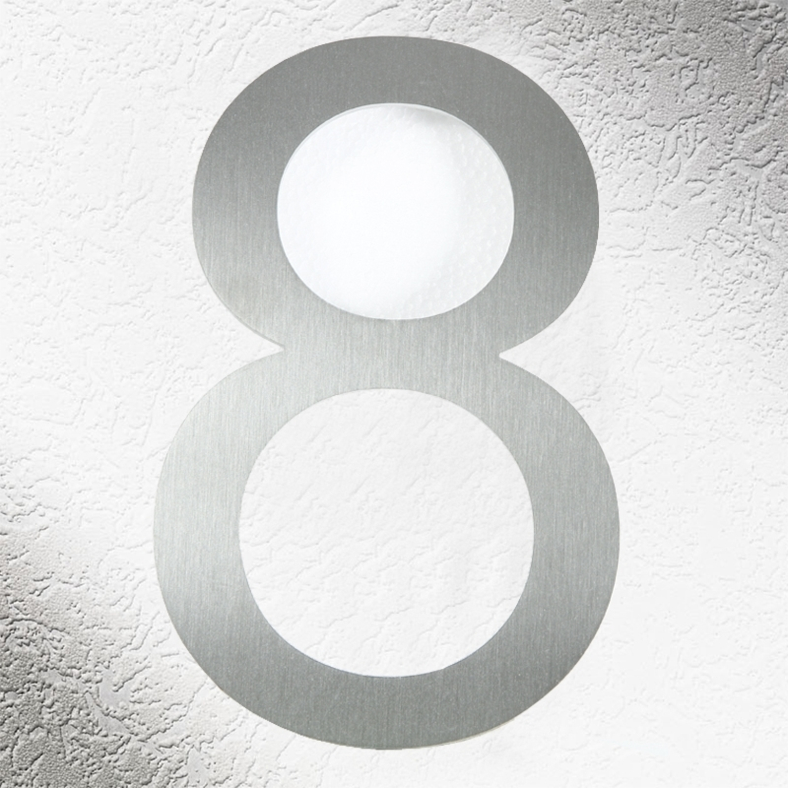 Kiváló minőségű házszámok rozsdamentes acélból „8”