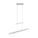 Lámpara colgante LED Tenso, níquel, 115 cm, metal, CCT, atenuador