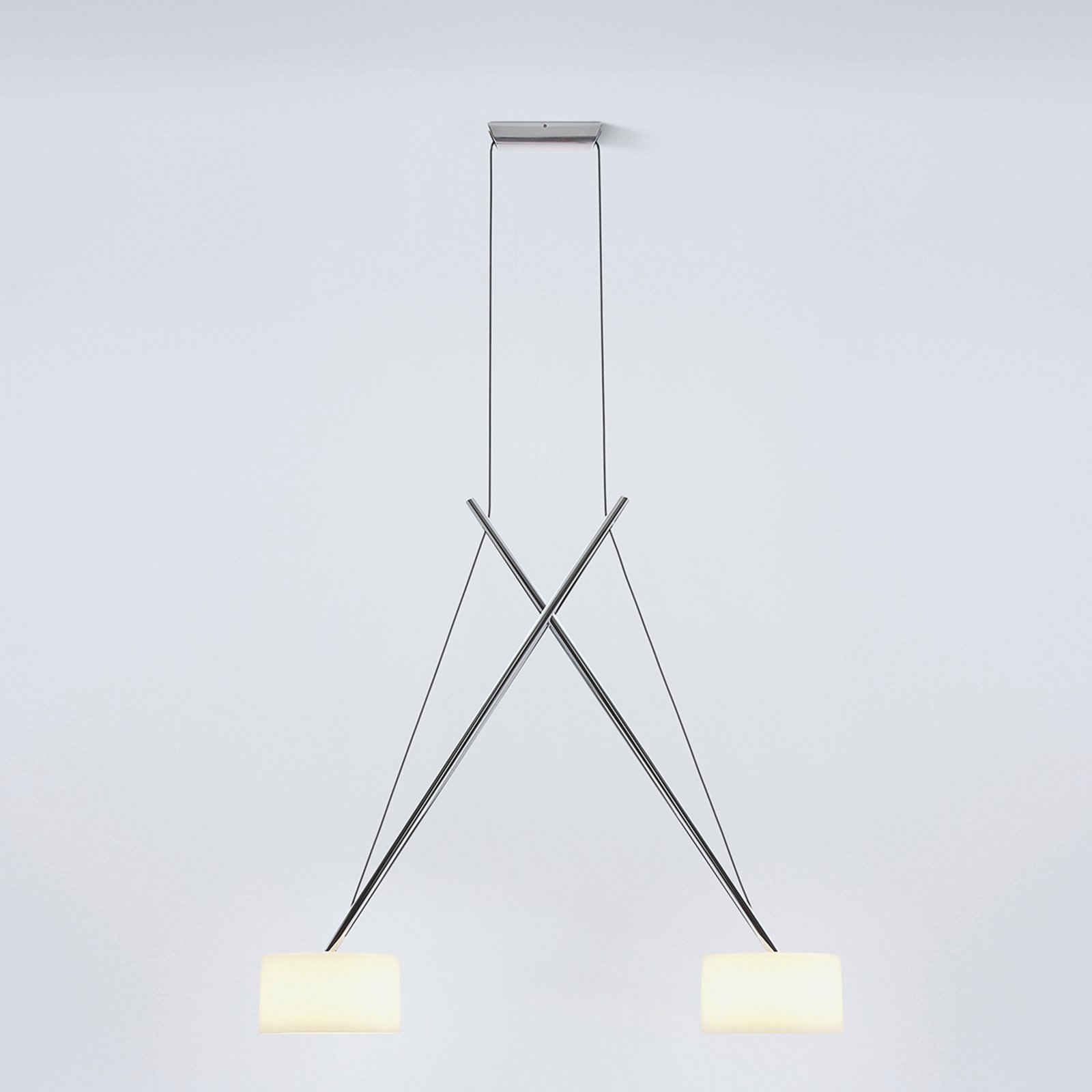 Twin LED Visilica Krom - Serien Lighting