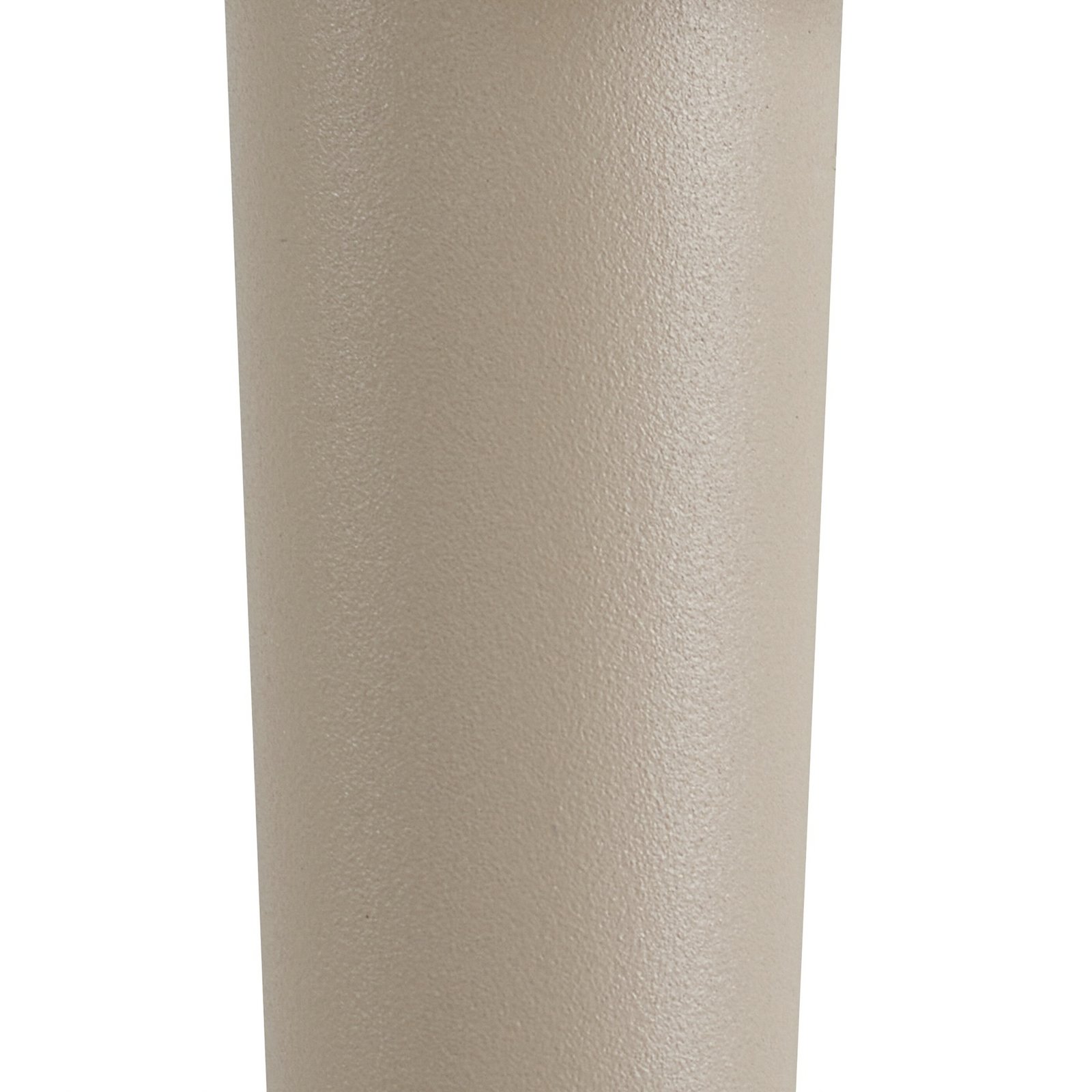 Lea LED-batterijkaarsenhouder, vaas, beige, 28 cm - Lucande