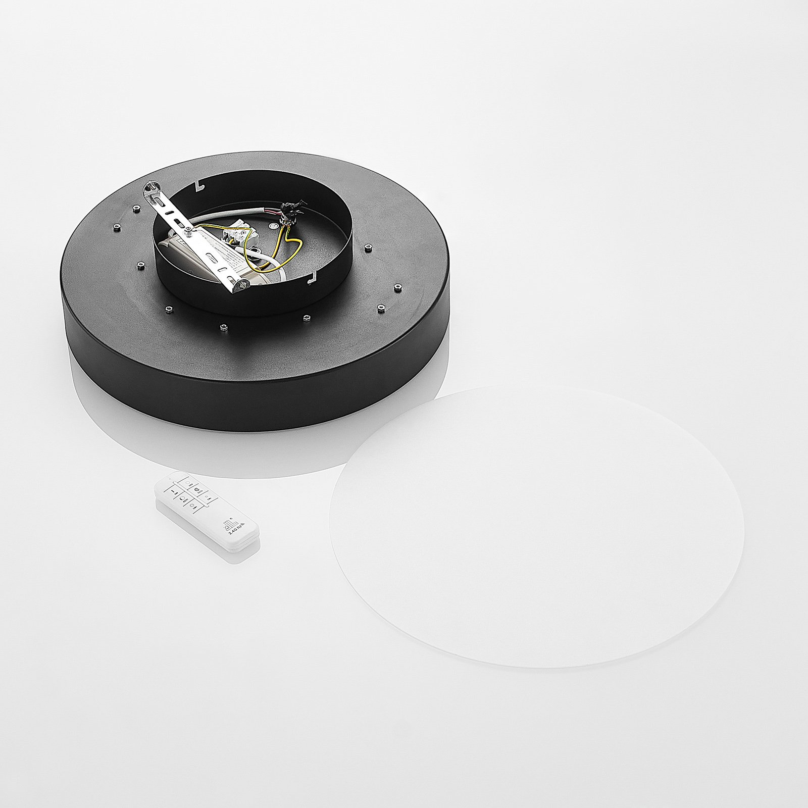 Milada LED Ceiling Lamp Black - Lindby