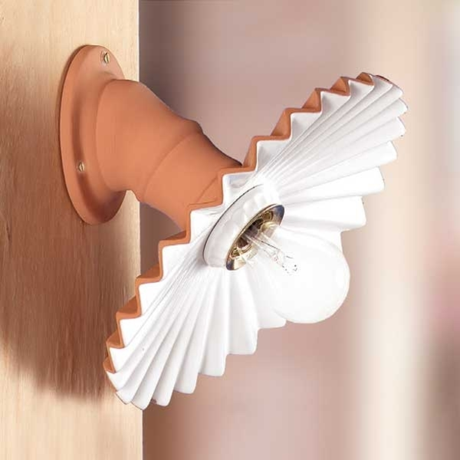 Ceramiche ARGILLA wall light in a country house style, for Kitchen, ceramic, E27, 100 W, energy efficiency: A++