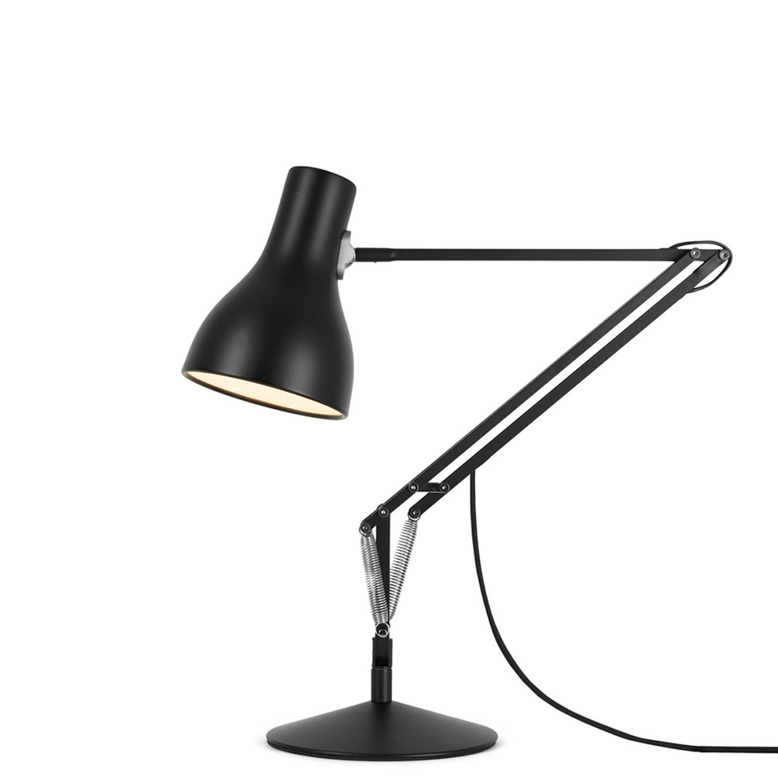 Anglepoise Type 75 table lamp velvety black