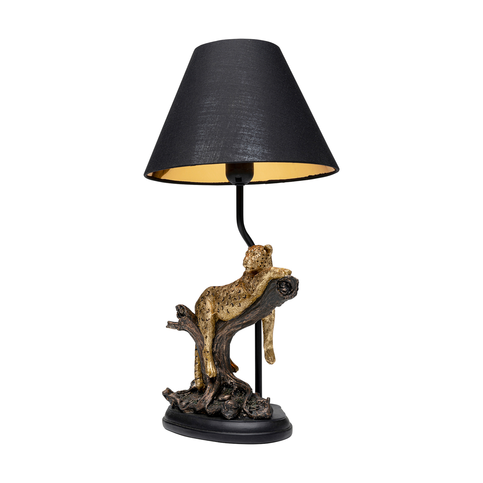 KARE Relax Leopard lampada da tavolo