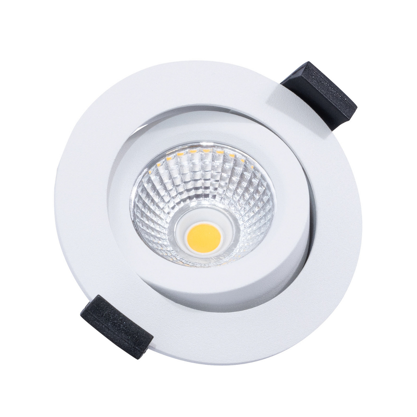 DOTLUX LED ugradbena stropna svjetiljka CIRCLEminidim bijela Ø 8,5 cm Alu