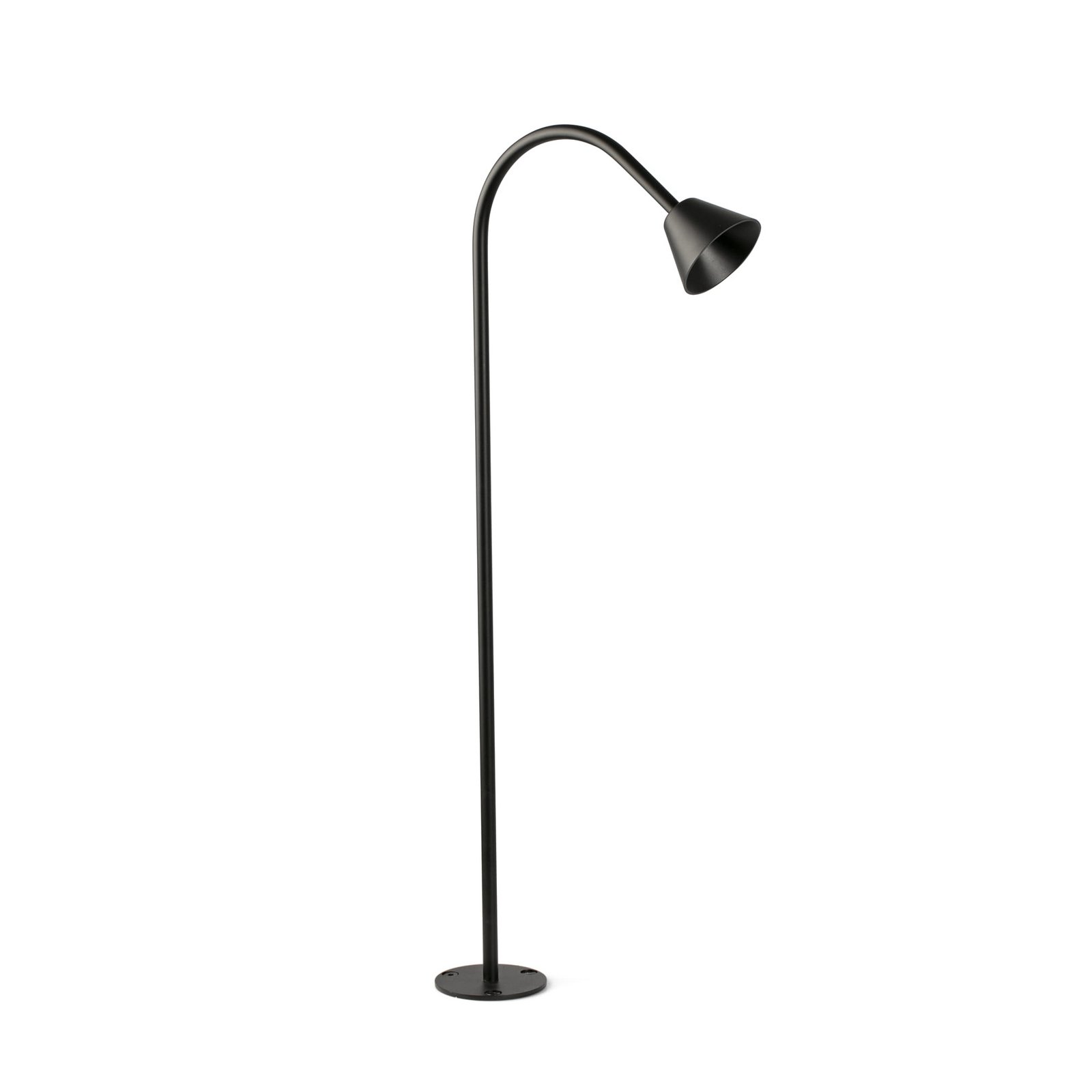 LED path light Lily, height 65 cm, black, stainless steel, IP65