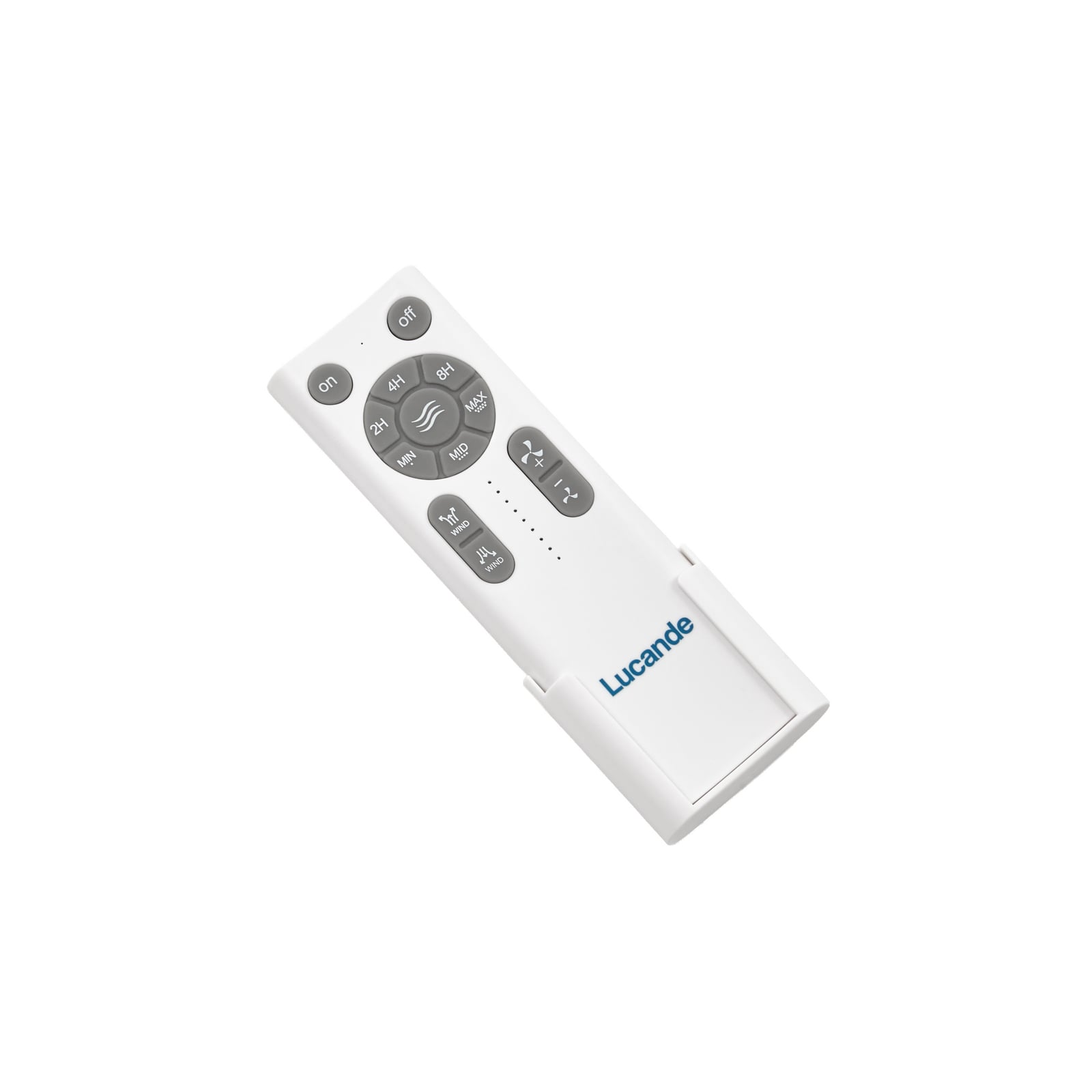 Ventilateur de plafond Lucande Ventoro, Ø 132 cm, argent, métal