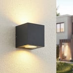 Arcchio Tassnim 2-bulb outdoor wall light, anthracite, IP65