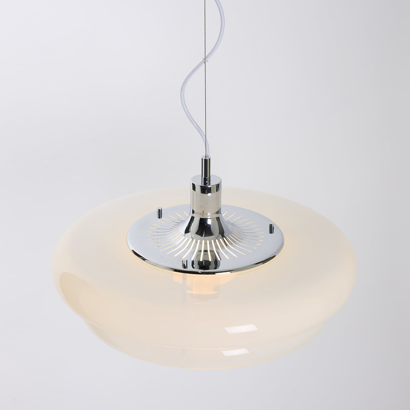 Lampada a sospensione Sunset Ø 45 cm, bianco nebbia - MARKET SET