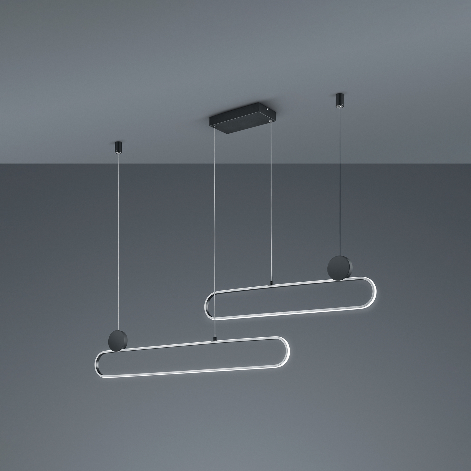 Suspension LED Grant, dimmable, CCT, aluminium