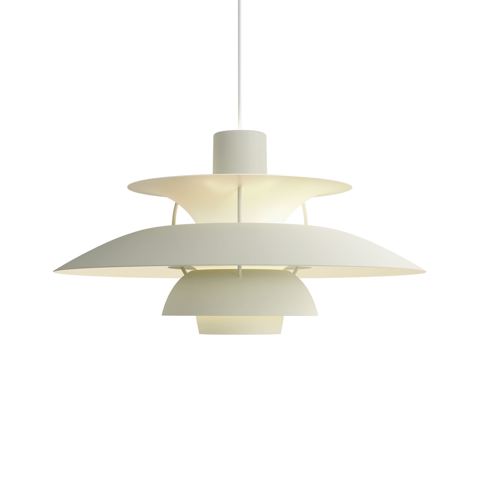 PH 5 Hanglamp Monochrome Pale Pewter - Louis Poulsen