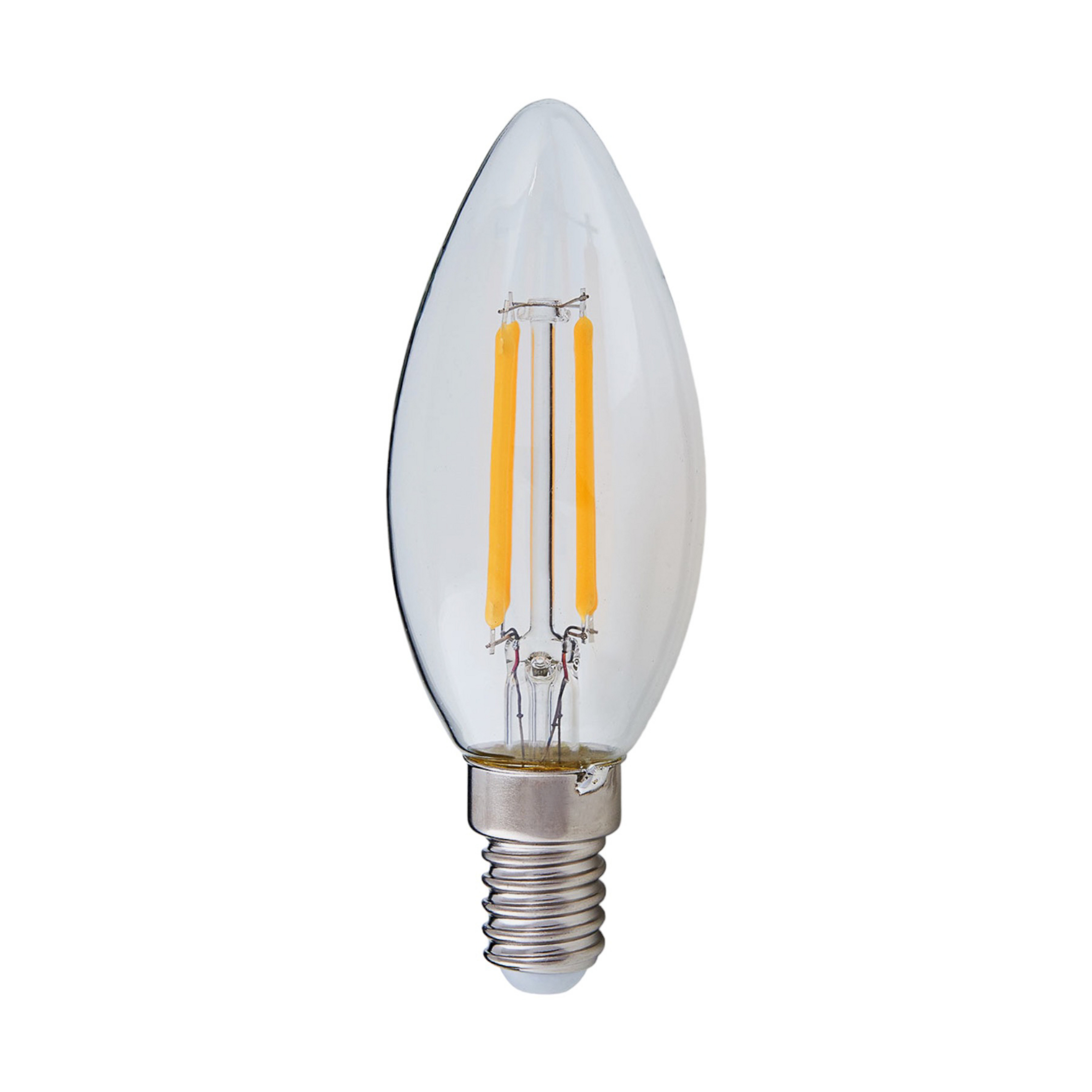Ampoule LED Lindby, bougie, E14, 4 W, claire, 2700 K