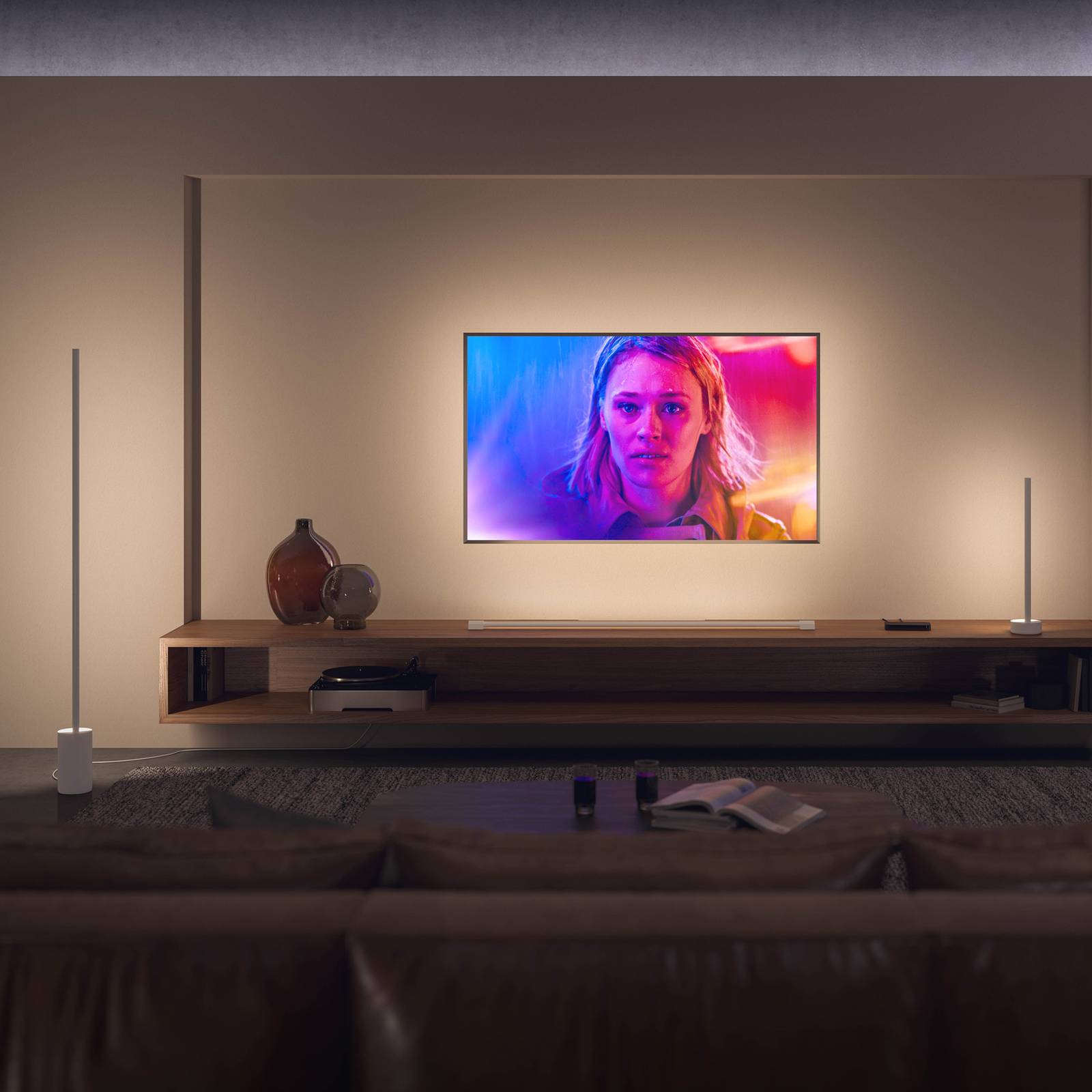 Philips Hue Gradient Signe lampa stołowa LED biała