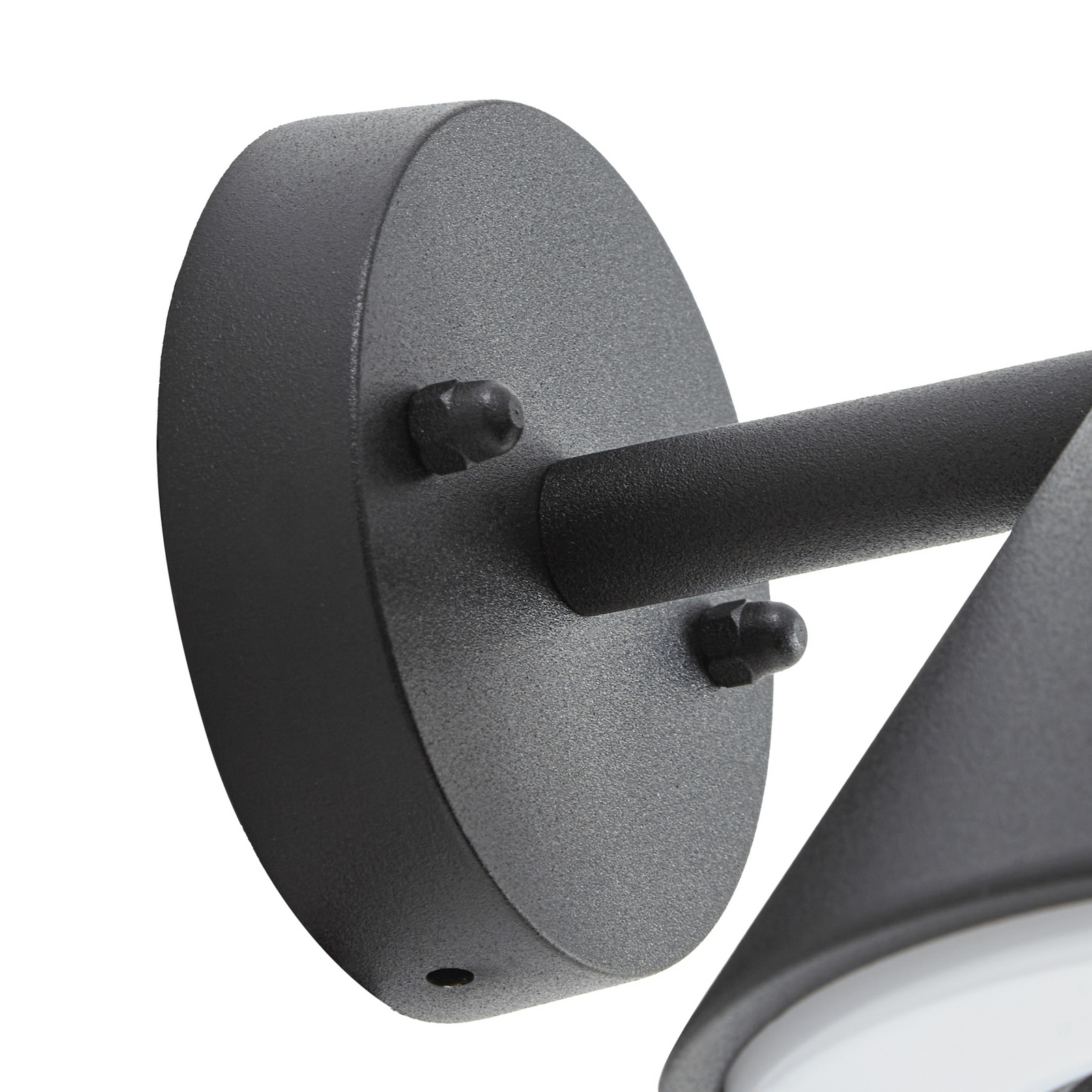 Lindby LED-stenna svetilka za zunanjo uporabo Soran, črna, kovinska, IP44