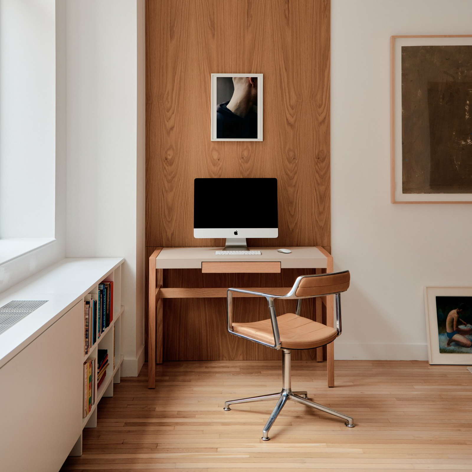Vipp452 Swivel irodai szék, barna, bőr/alumínium – Vipp Vipp452 Swivel irodai szék, barna, bőr/alumínium – Vipp
