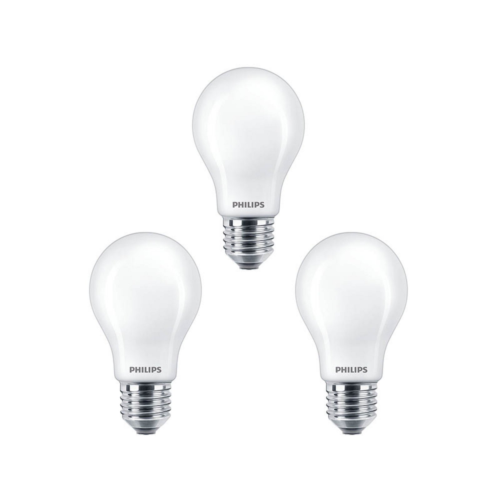 3-pack Lampadina LED 7W Vetro (806lm) E27 - Philips