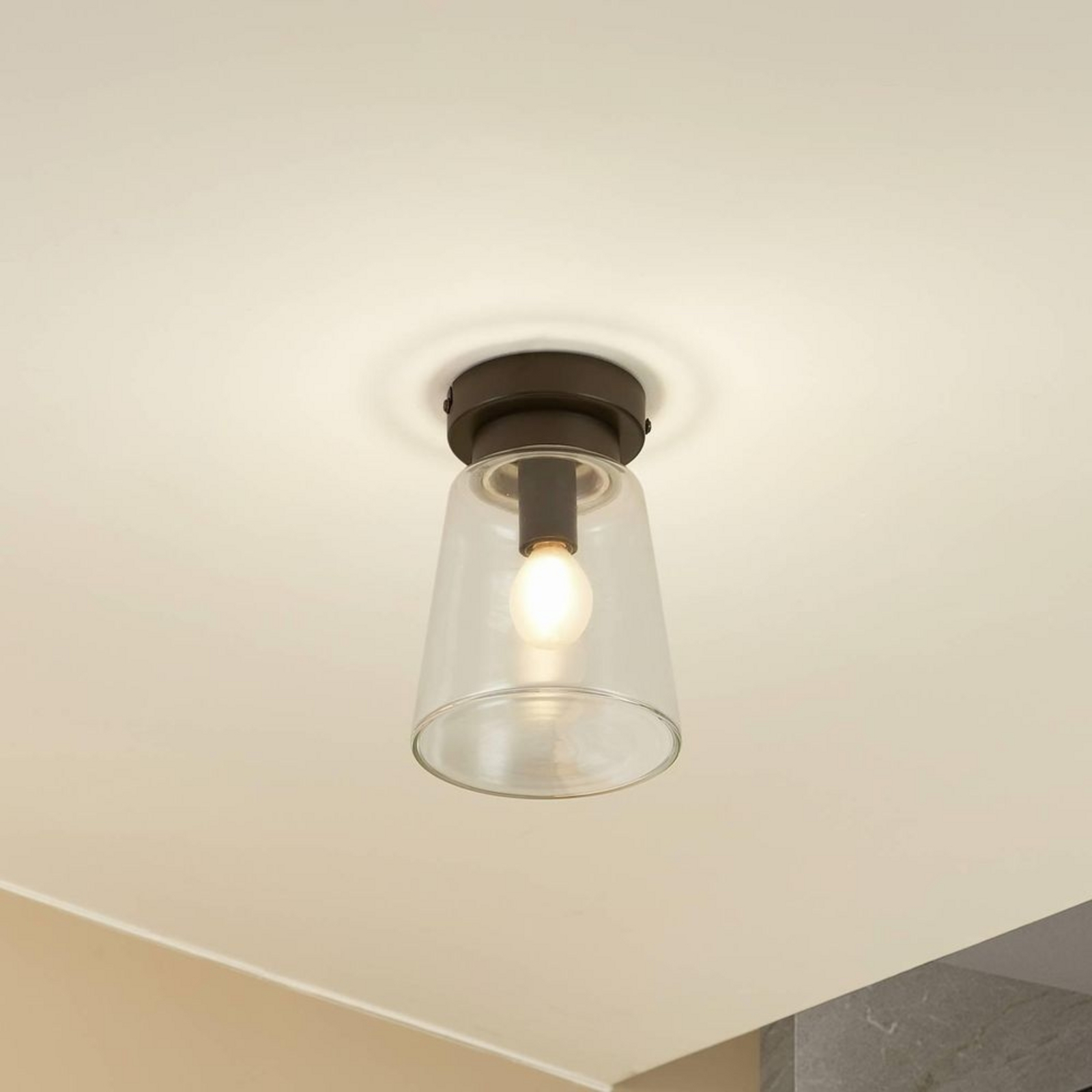 Badolo Lampa Sufitowa IP44 Czarny - Lucande